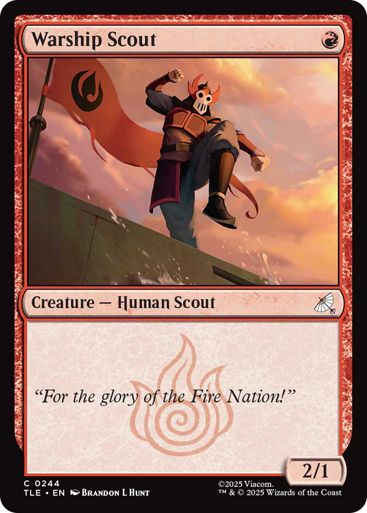 Warship scout [Avatar: The Last Airbender: Eternal-Legal] | Good Games North
