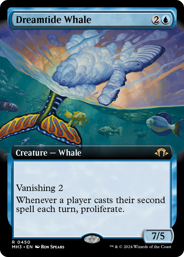 Dreamtide Whale (Extended Art) [Modern Horizons 3] | Good Games North