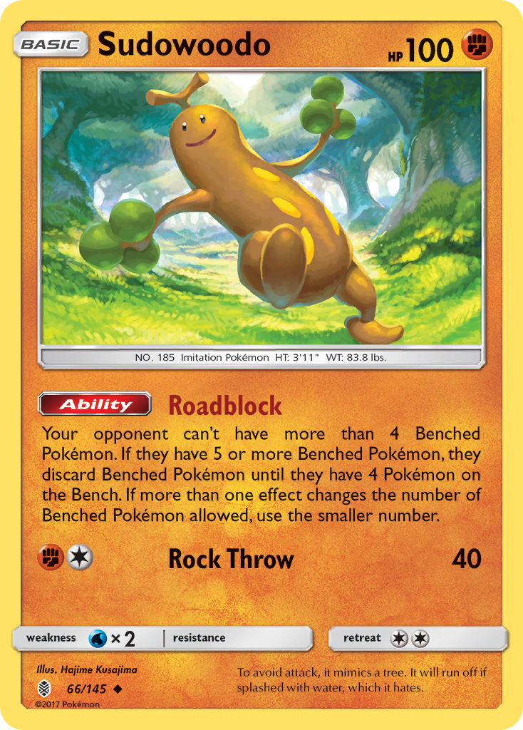 Sudowoodo (66/145) [Sun & Moon: Guardians Rising] | Good Games North