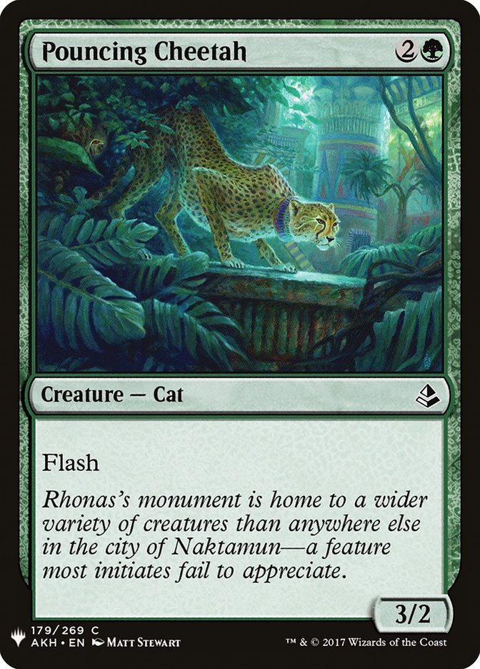 Pouncing Cheetah [Mystery Booster] | Good Games North