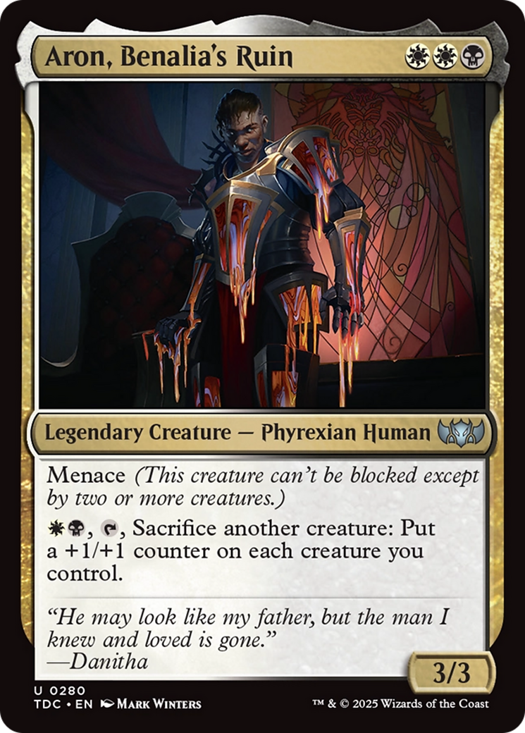 Aron, Benalia's Ruin [Tarkir: Dragonstorm Commander] | Good Games North