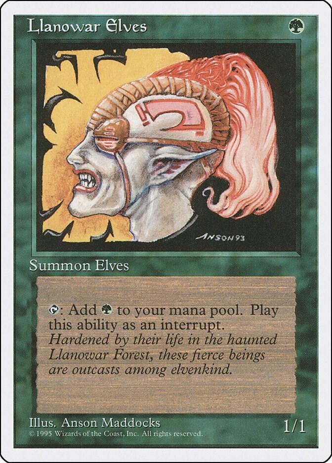 Llanowar Elves (Fourth Edition)  | Good Games North