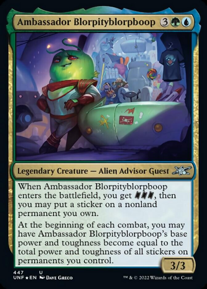 Ambassador Blorpityblorpboop (Galaxy Foil) [Unfinity] | Good Games North