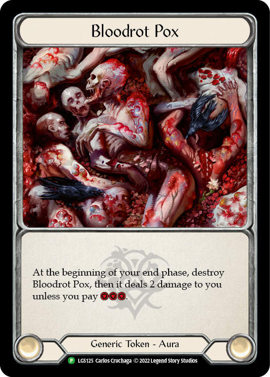Bloodrot Pox // Frailty [LGS125 // LGS126] (Promo)  Cold Foil | Good Games North