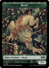 Beast // Food (0010) Double-Sided Token [Wilds of Eldraine Tokens] | Good Games North