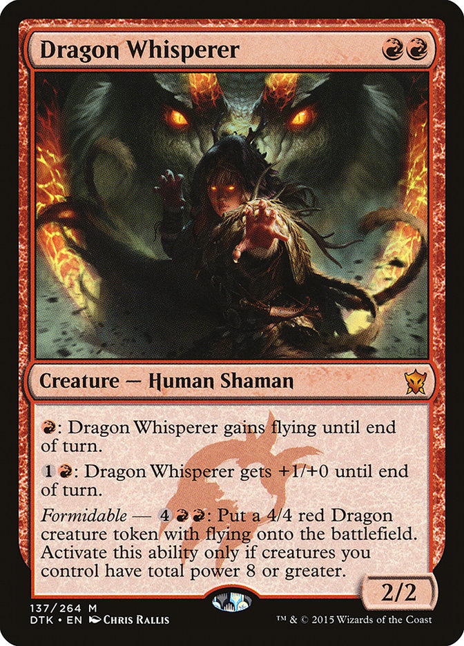 Dragon Whisperer (Dragons of Tarkir)  - Foil | Good Games North