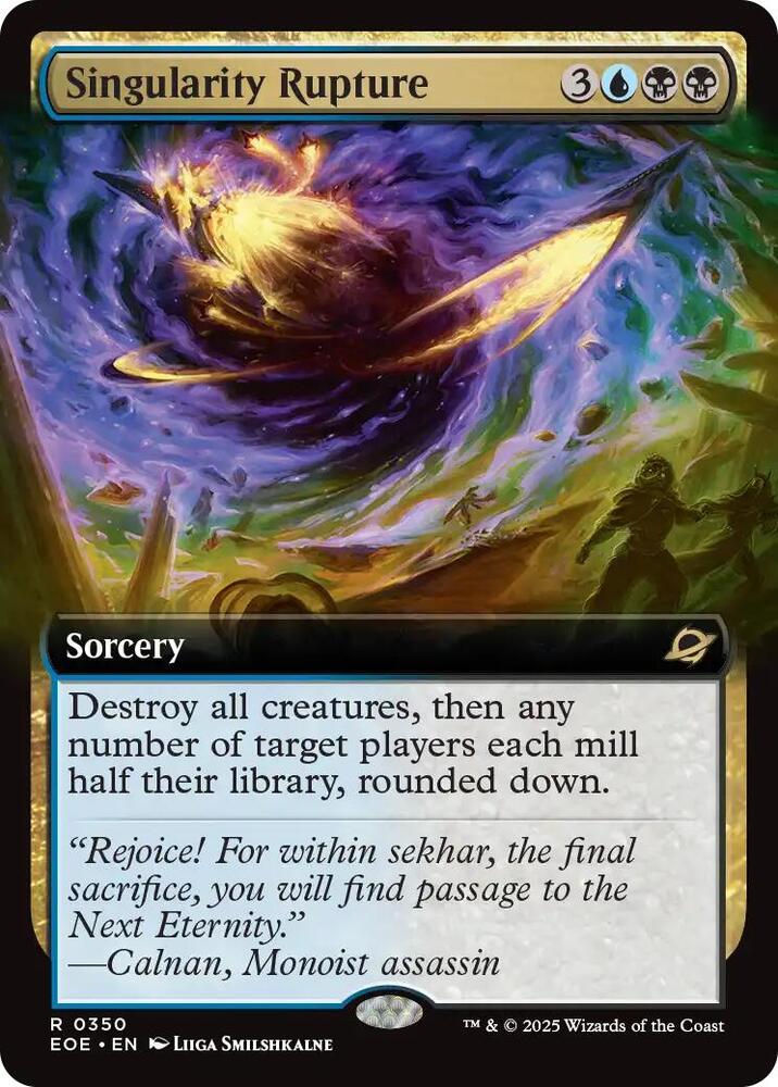 Singularity Rupture Extended Art 350 (Edge of Eternities)  - Extended Art Foil | Good Games North