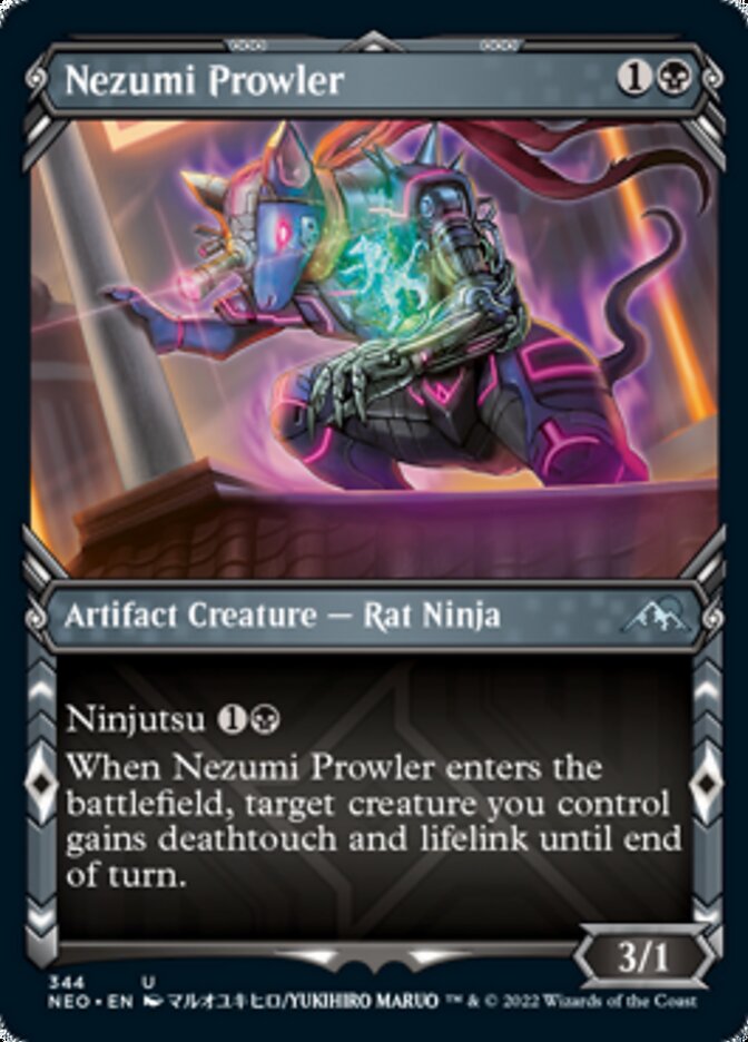 Nezumi Prowler (Showcase Ninja) [Kamigawa: Neon Dynasty] | Good Games North