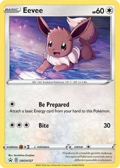 Eevee (SWSH127) [Sword & Shield: Black Star Promos] | Good Games North