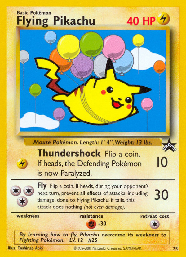 Flying Pikachu (25) [Wizards of the Coast: Black Star Promos] | Good Games North