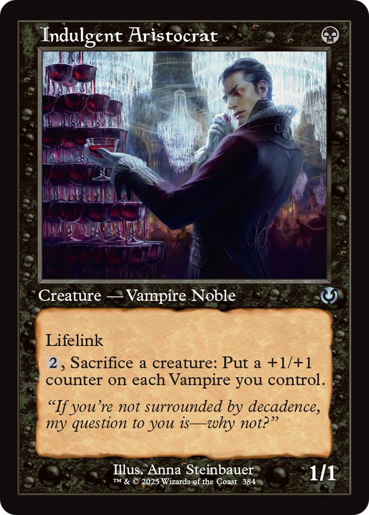 Indulgent Aristocrat (Retro Frame) [Innistrad Remastered] | Good Games North