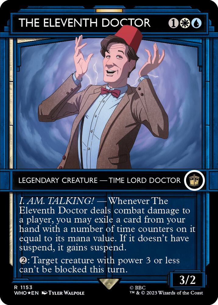The Eleventh Doctor Showcase Surge Foil (Universes Beyond: Doctor Who)  - Foil | Good Games North