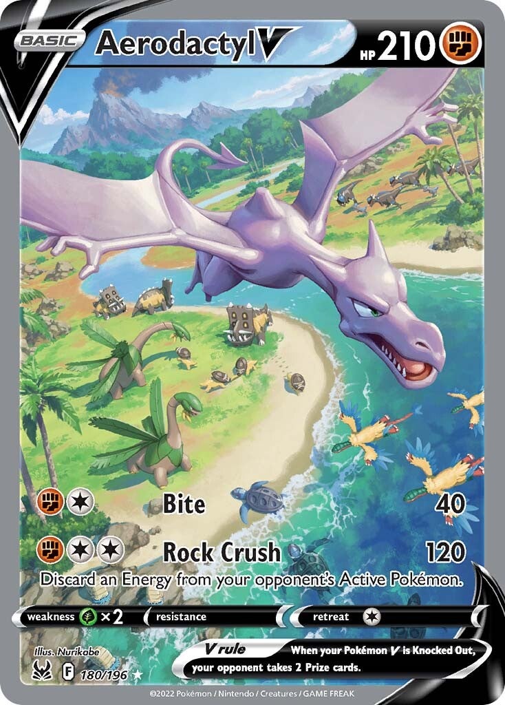 Aerodactyl V (180/196) [Sword & Shield: Lost Origin] | Good Games North