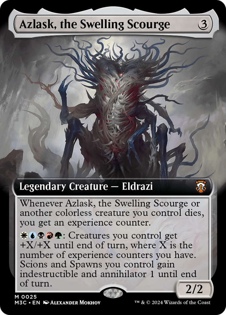 Azlask, the Swelling Scourge (Extended Art) [Modern Horizons 3 Commander] | Good Games North