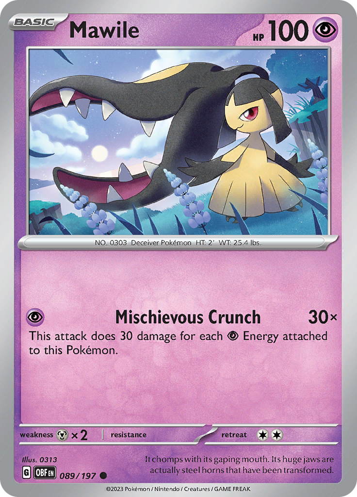 Mawile (089/197) [Scarlet & Violet: Obsidian Flames] | Good Games North