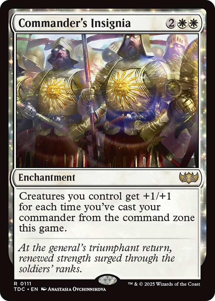 Commander's Insignia [Tarkir: Dragonstorm Commander] | Good Games North