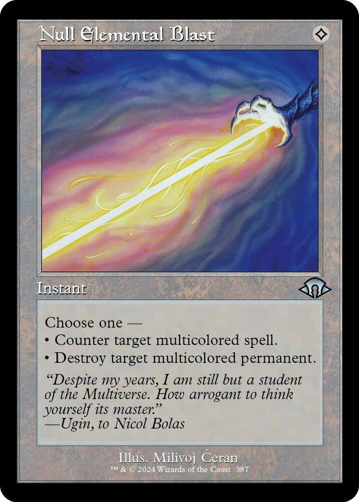 Null Elemental Blast 387/319 (Modern Horizons 3)  - Retro | Good Games North