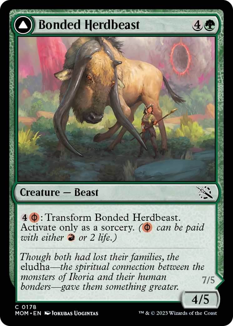 Bonded Herdbeast // Plated Kilnbeast [March of the Machine] | Good Games North