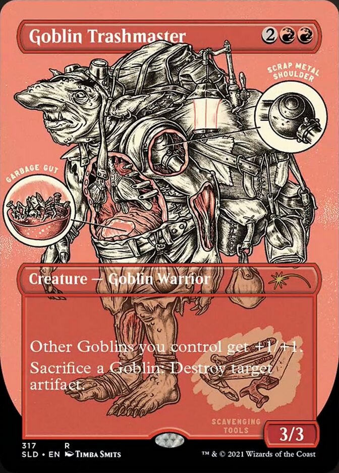 Goblin Trashmaster (Borderless Foil Etched) [Secret Lair Drop Series] | Good Games North
