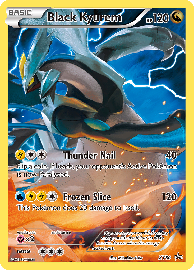Black Kyurem (XY80) (Full Art Promo) [XY: Black Star Promos] | Good Games North