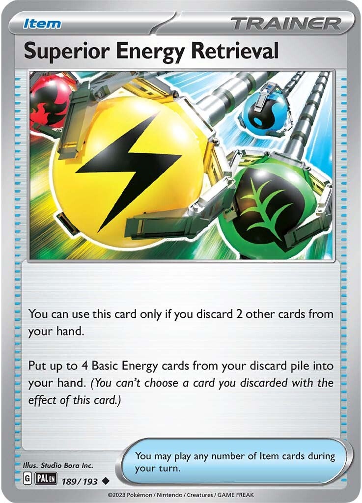 Superior Energy Retrieval (189/193) [Scarlet & Violet: Paldea Evolved] | Good Games North