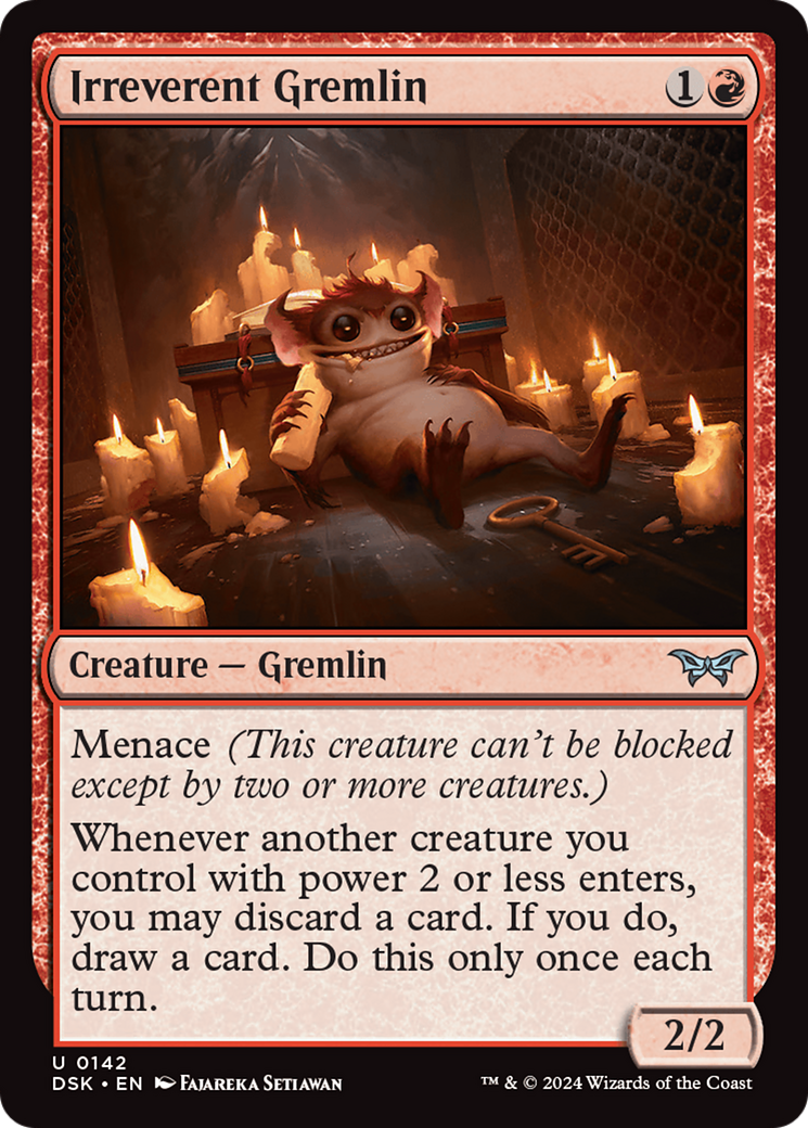 Irreverent Gremlin [Duskmourn: House of Horror] | Good Games North