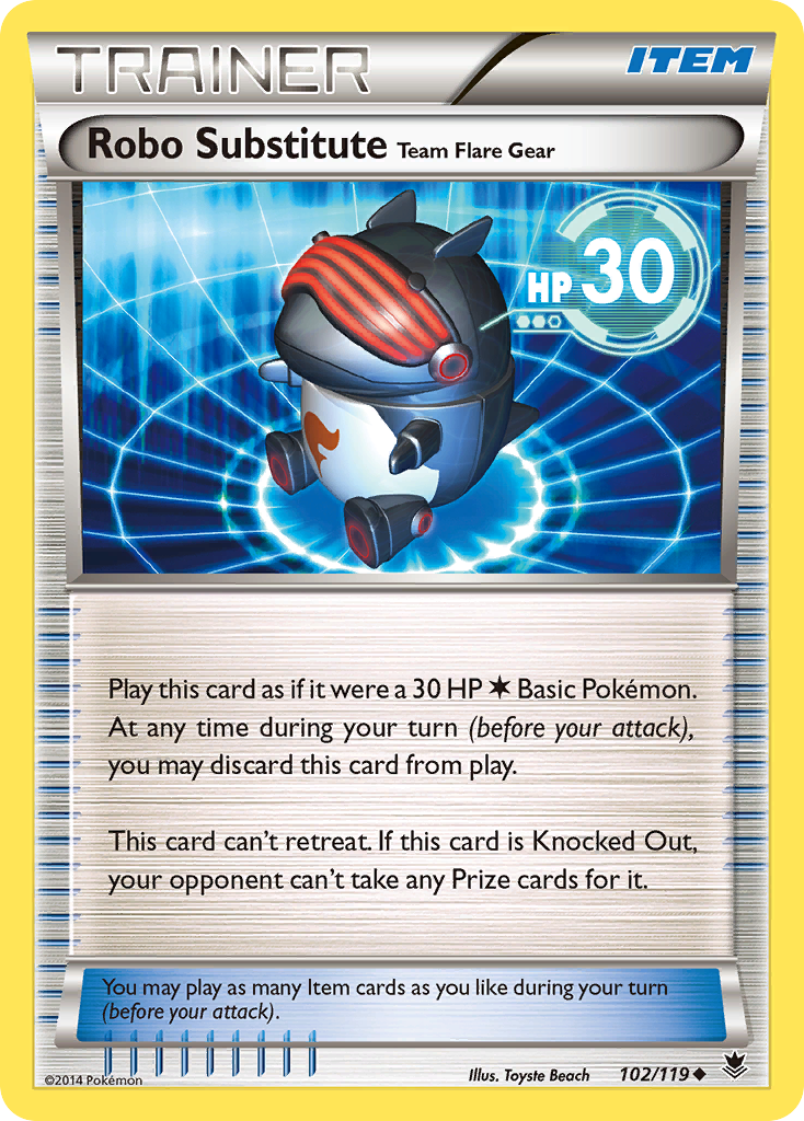Robo Substitute Team Flare Gear (102/119) [XY: Phantom Forces] | Good Games North