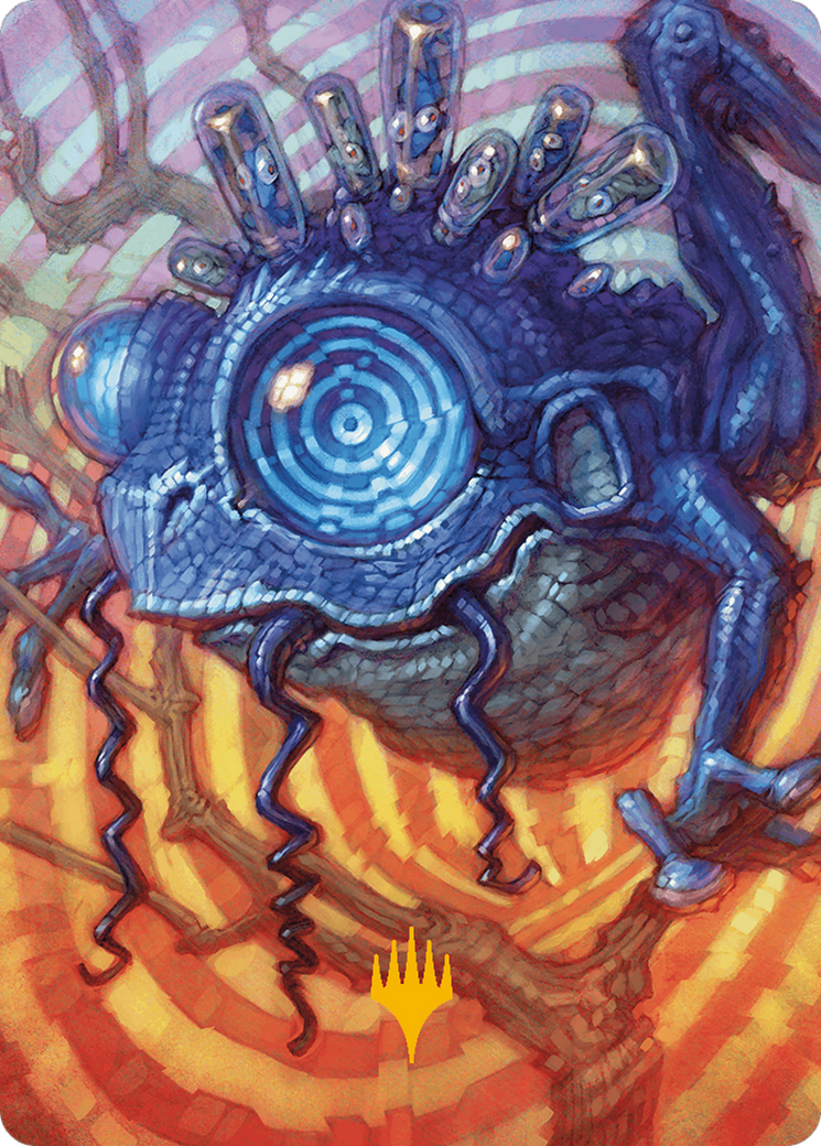 Psychic Frog Art Card (Gold-Stamped Planeswalker Symbol) [Modern Horizons 3 Art Series] | Good Games North
