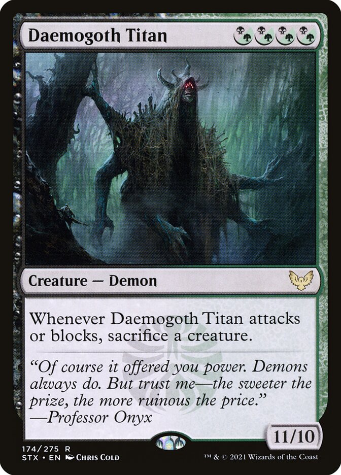 Daemogoth Titan (Strixhaven: School of Mages)  - undefined | Good Games North