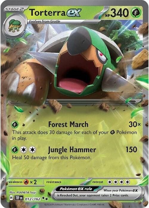 Torterra ex 012/162 (SV05: Temporal Forces)  - Holofoil | Good Games North
