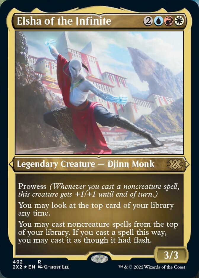 Elsha of the Infinite (Foil Etched) [Double Masters 2022] | Good Games North