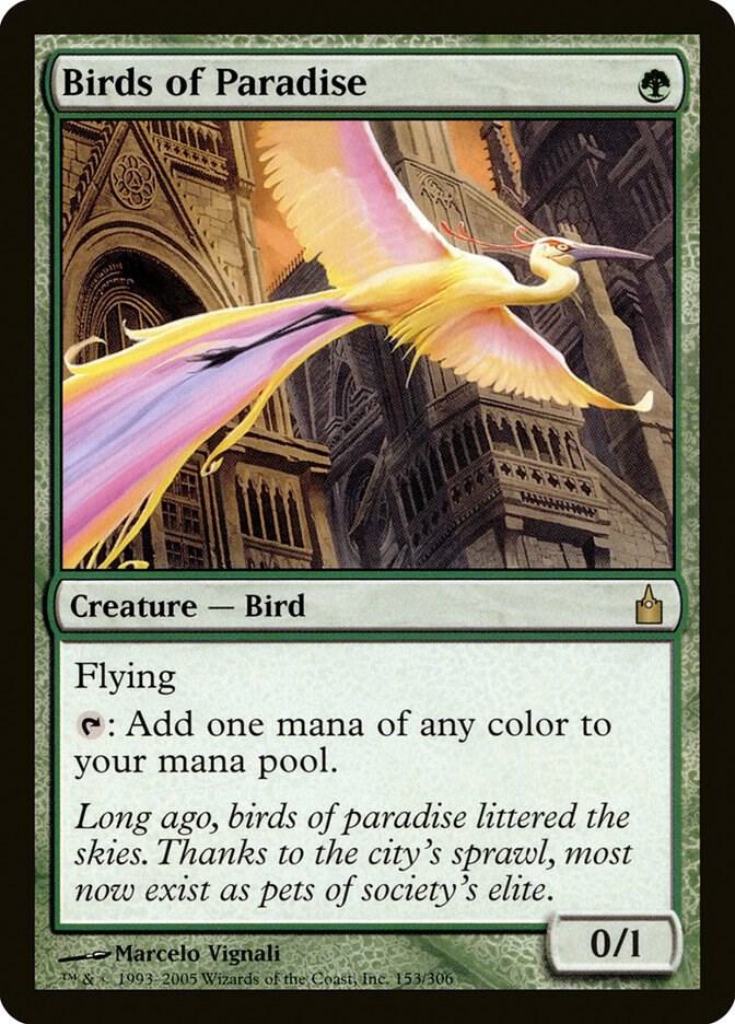 Birds of Paradise 153 (Ravnica: City of Guilds)  | Good Games North