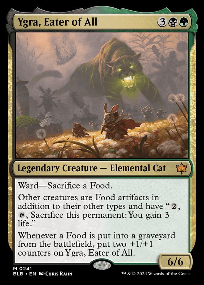Ygra, Eater of All (Bloomburrow)  - Foil | Good Games North