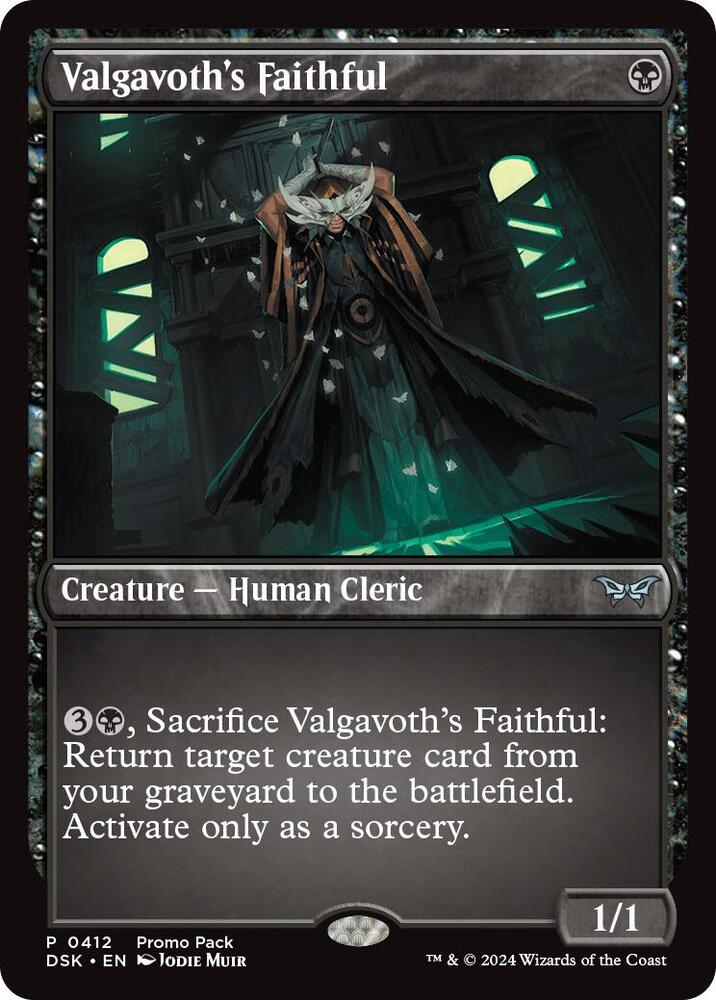 Valgavoths Faithful (Promo Pack: Duskmourn: House of Horror)  | Good Games North