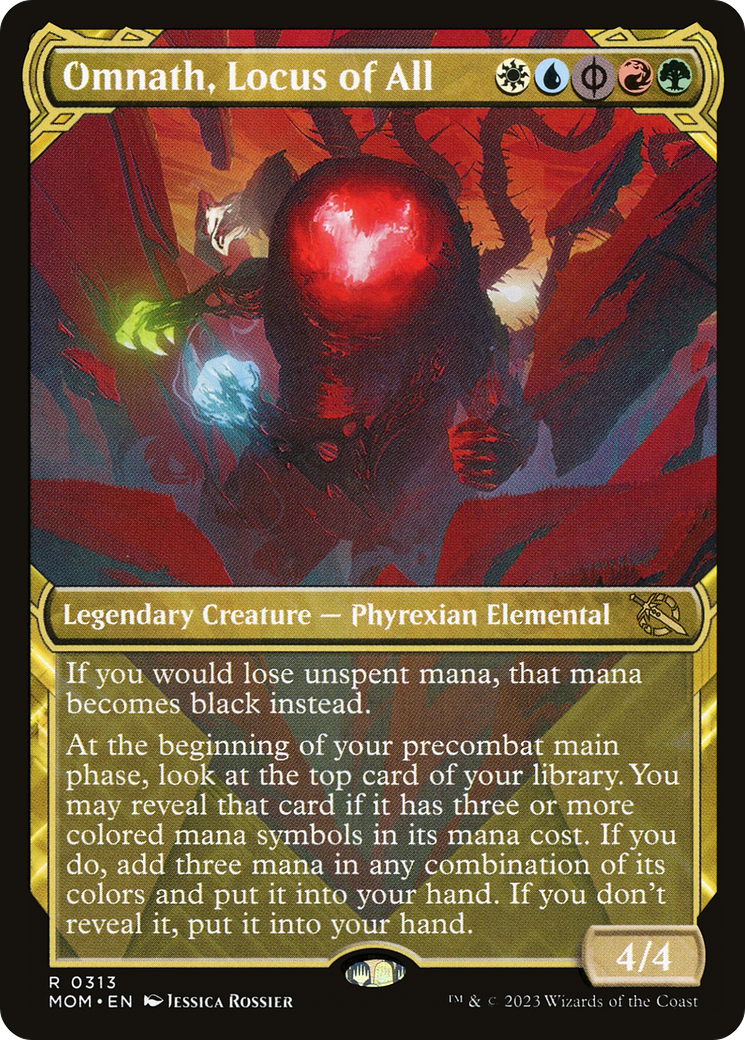 Omnath, Locus of All (Showcase Planar Booster Fun) [March of the Machine] | Good Games North