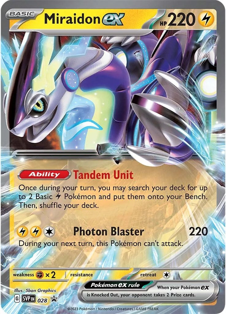Miraidon ex (028) [Scarlet & Violet: Black Star Promos] | Good Games North