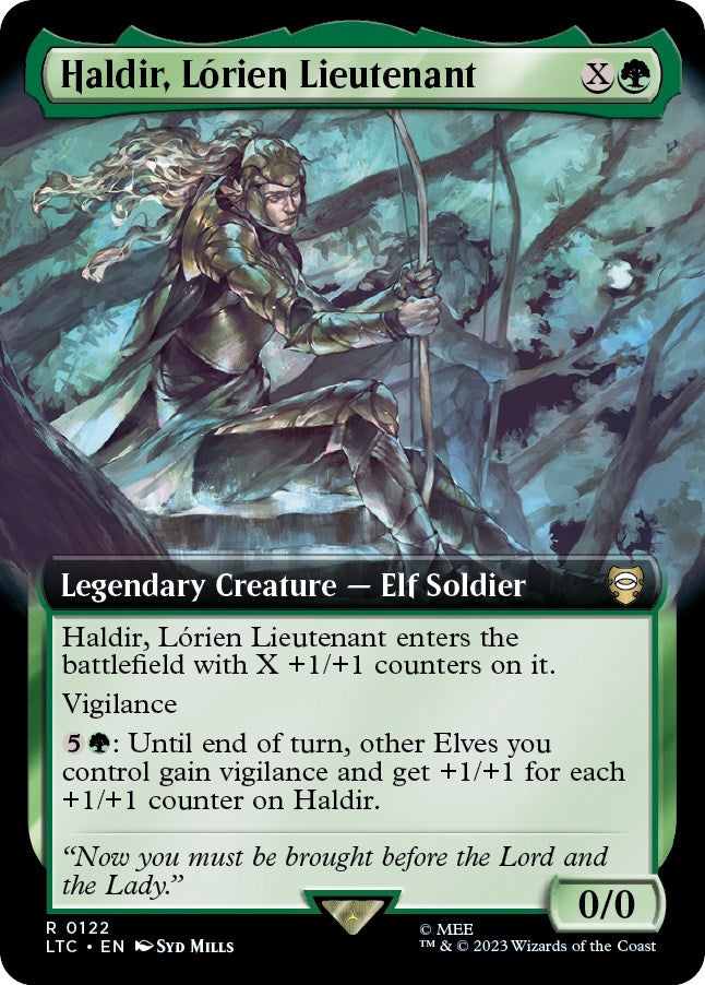 Haldir, Lorien Lieutenant (Extended Art) [The Lord of the Rings: Tales of Middle-Earth Commander] | Good Games North