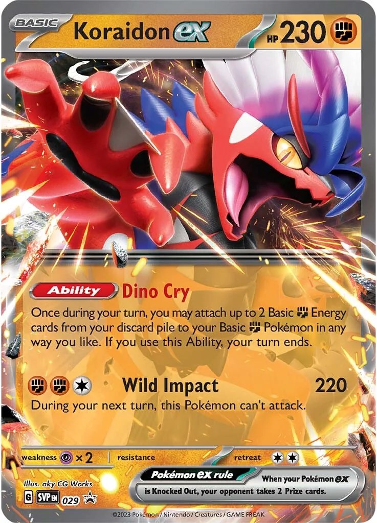 Koraidon ex (029) [Scarlet & Violet: Black Star Promos] | Good Games North