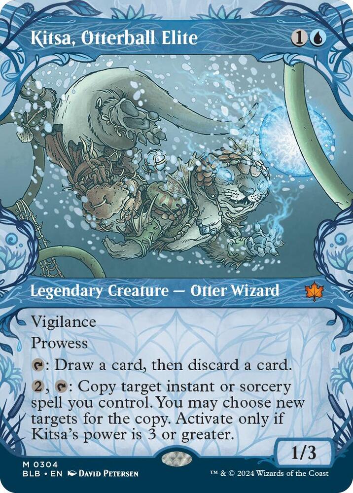Kitsa, Otterball Elite 304 (Bloomburrow)  - Showcase Foil | Good Games North