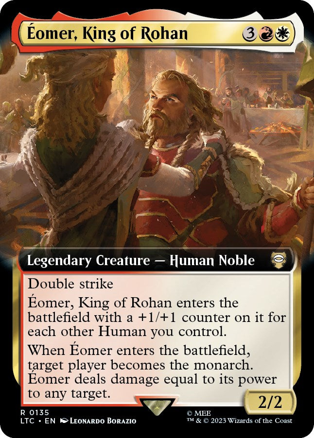 Eomer, King of Rohan (Extended Art) [The Lord of the Rings: Tales of Middle-Earth Commander] | Good Games North