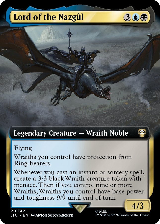 Lord of the Nazgul (Extended Art) [The Lord of the Rings: Tales of Middle-Earth Commander] | Good Games North