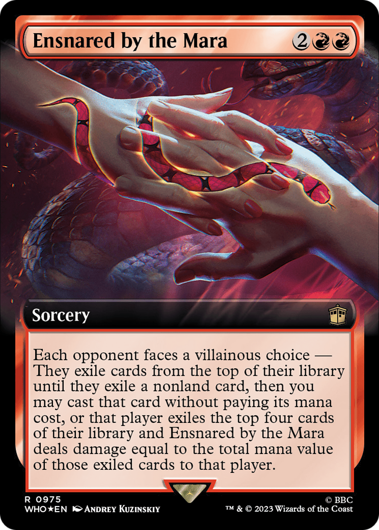 Ensnared by the Mara (Extended Art) (Surge Foil) [Doctor Who] | Good Games North