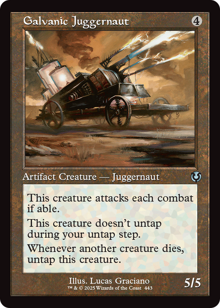 Galvanic Juggernaut (Retro Frame) [Innistrad Remastered] | Good Games North