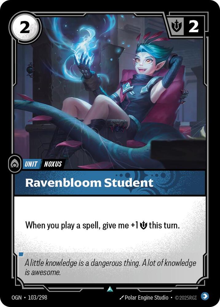 Ravenbloom Student 103/298 (Origins)  - Foil | Good Games North