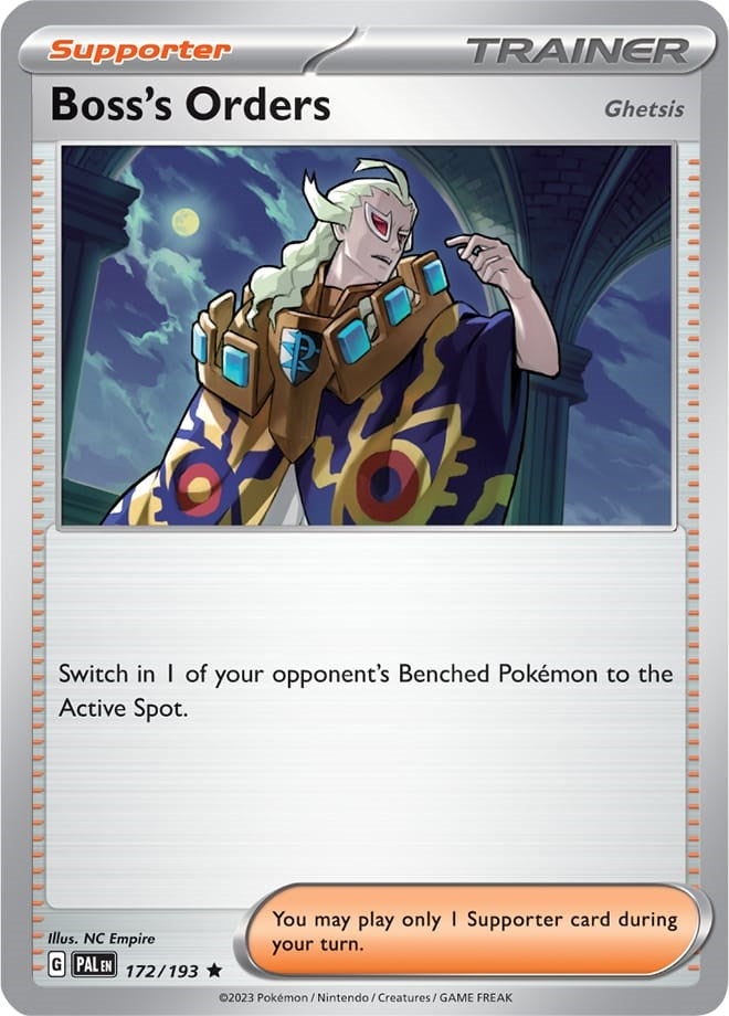 Boss's Orders (172/193) (Theme Deck Exclusive) [Scarlet & Violet: Paldea Evolved] | Good Games North