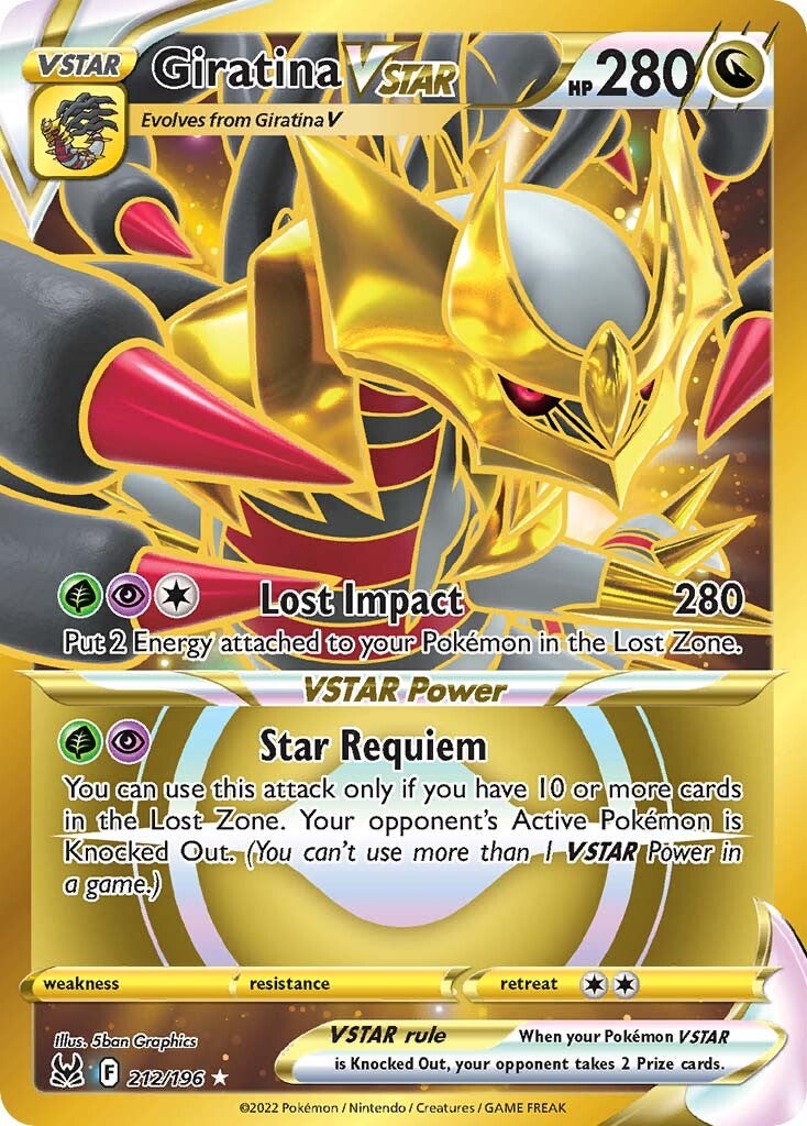 Giratina VSTAR (212/196) [Sword & Shield: Lost Origin] | Good Games North