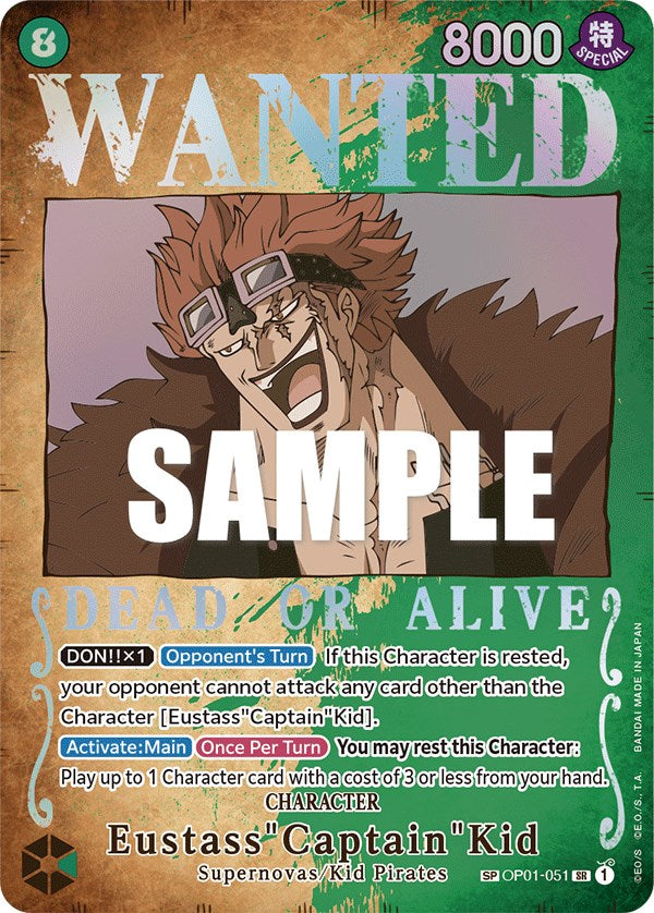 Eustass"Captain"Kid (Wanted Poster) [Pillars of Strength] | Good Games North