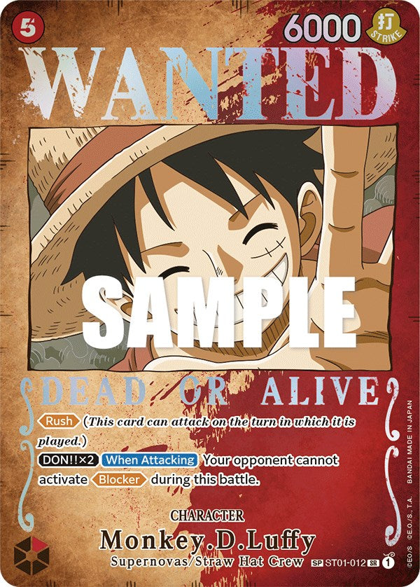 Monkey.D.Luffy (Wanted Poster) [Pillars of Strength] | Good Games North
