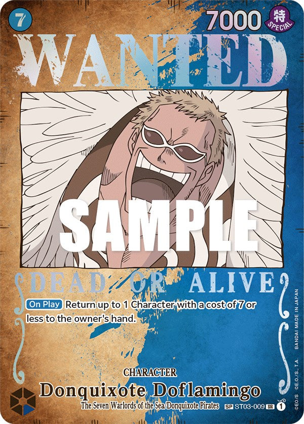 Donquixote Doflamingo (Wanted Poster) [Pillars of Strength] | Good Games North