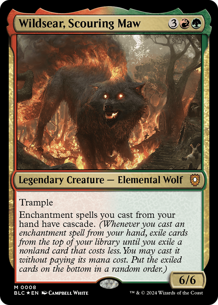Wildsear, Scouring Maw [Bloomburrow Commander] | Good Games North
